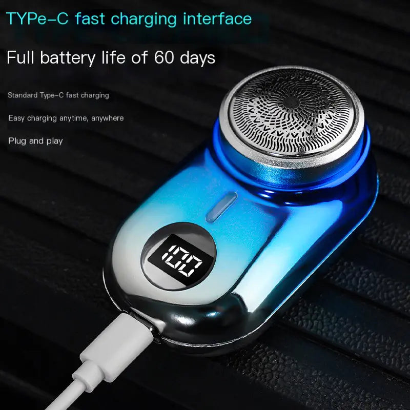 Mini Barbeador Elétrico Portátil