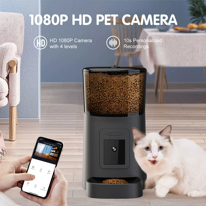 Alimentador Automático para Animais com Câmera