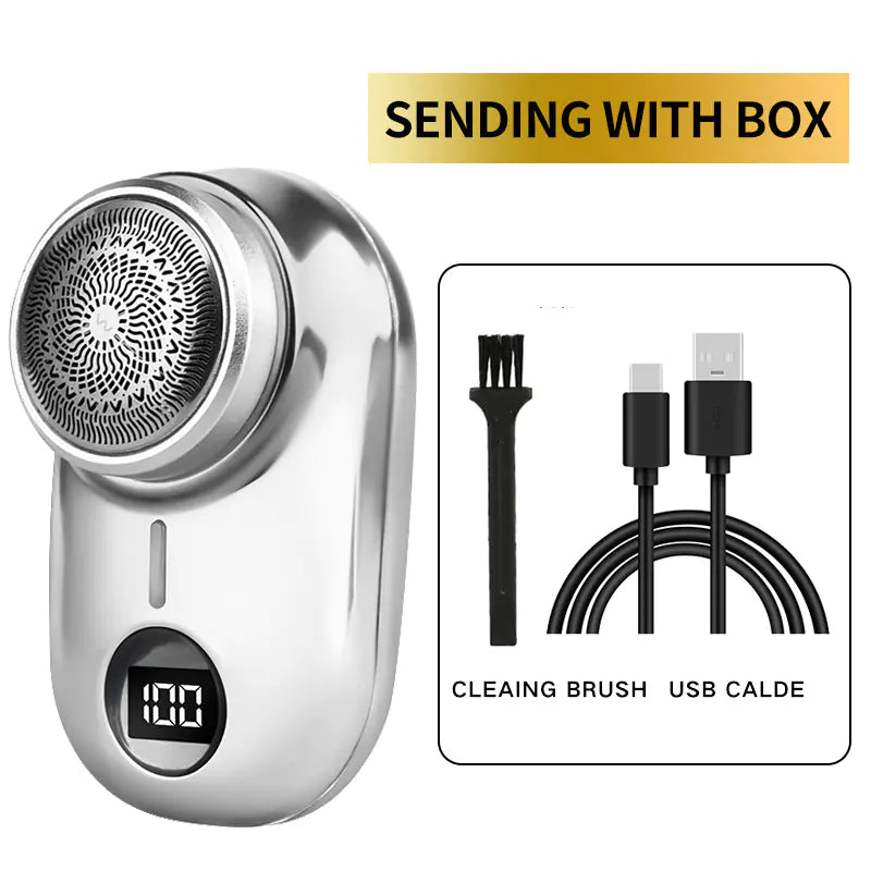 Mini Barbeador Elétrico Portátil