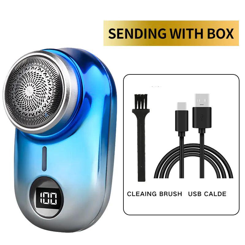 Mini Barbeador Elétrico Portátil