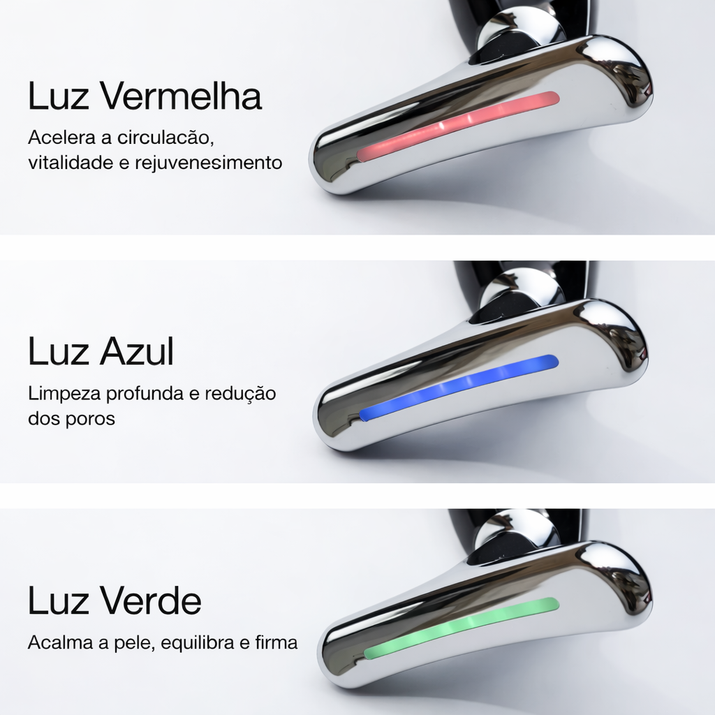 Dispositivo de Massagem para Rosto e Pescoço