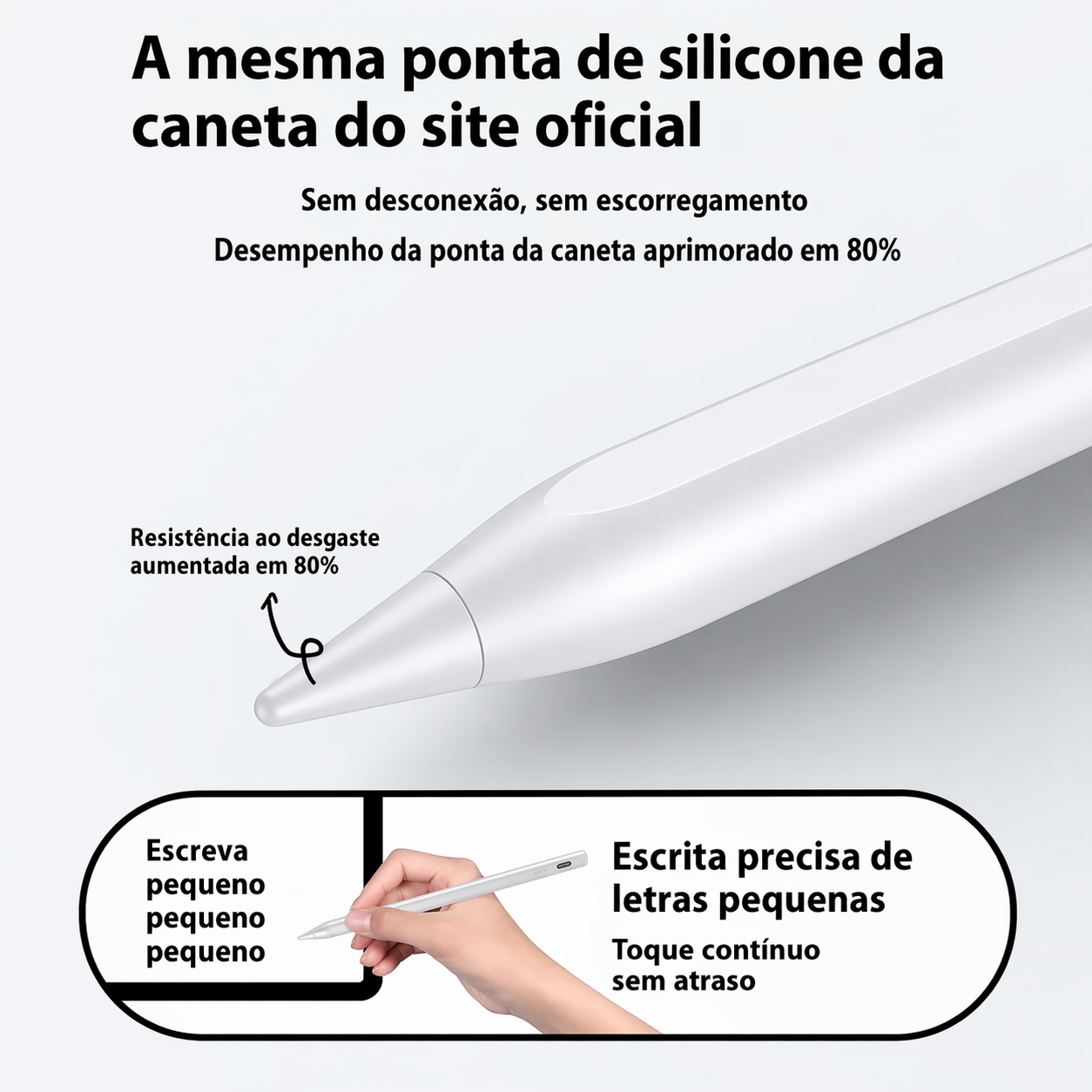 Apple Pencil com Carregamento Magnético