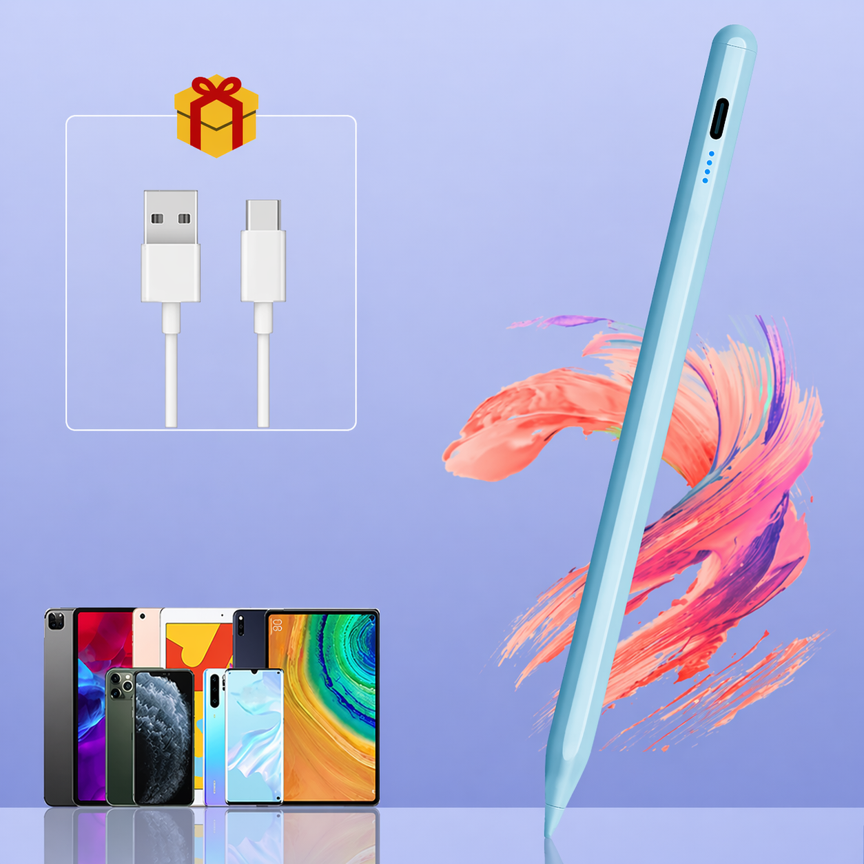 Apple Pencil com Carregamento Magnético