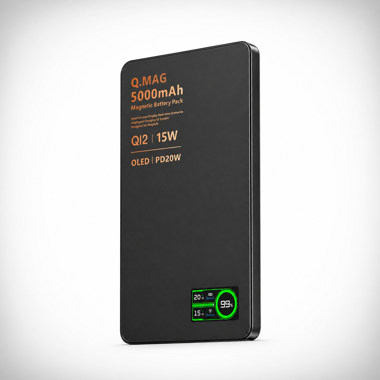 PowerBank Sem Fio Magnético Ultrafino MPP Control