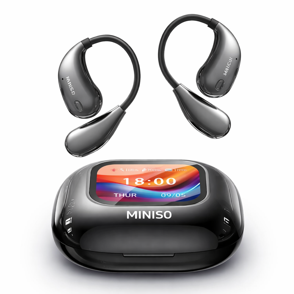 Fones de Ouvido com IA e Tela Touch Bluetooth MINISO