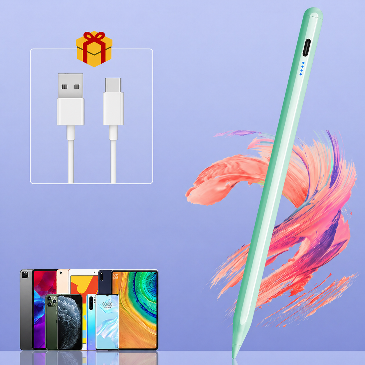Apple Pencil com Carregamento Magnético