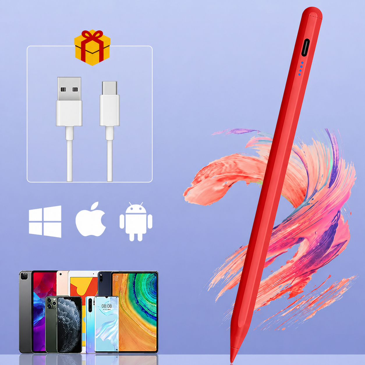 Apple Pencil com Carregamento Magnético