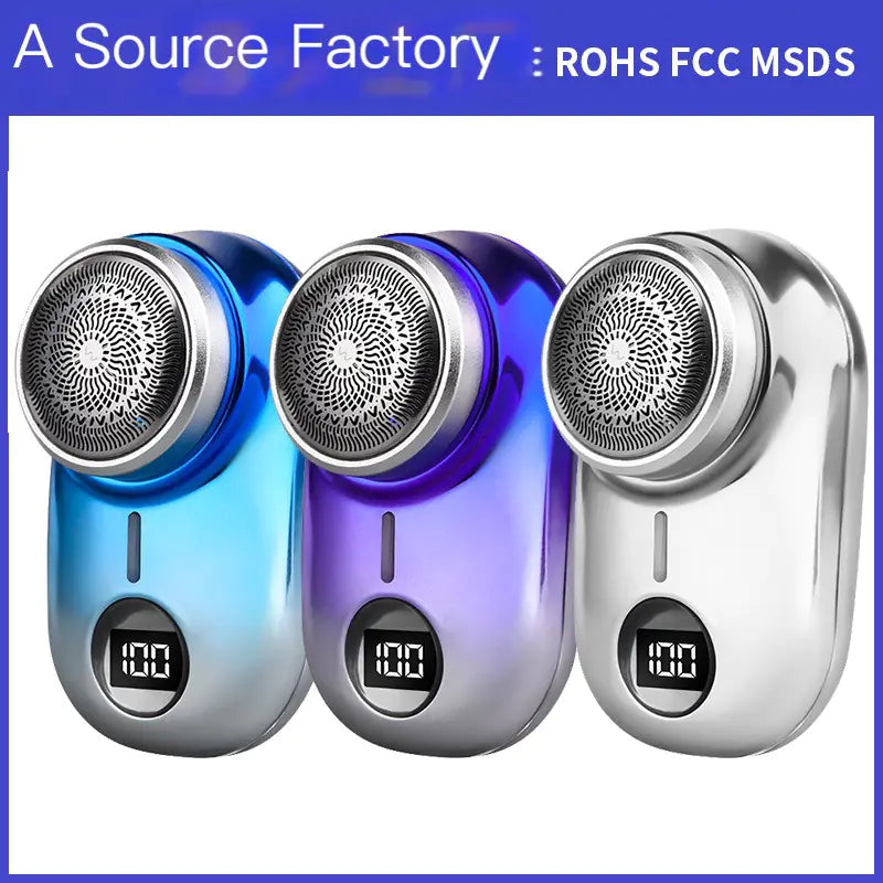 Mini Barbeador Elétrico Portátil