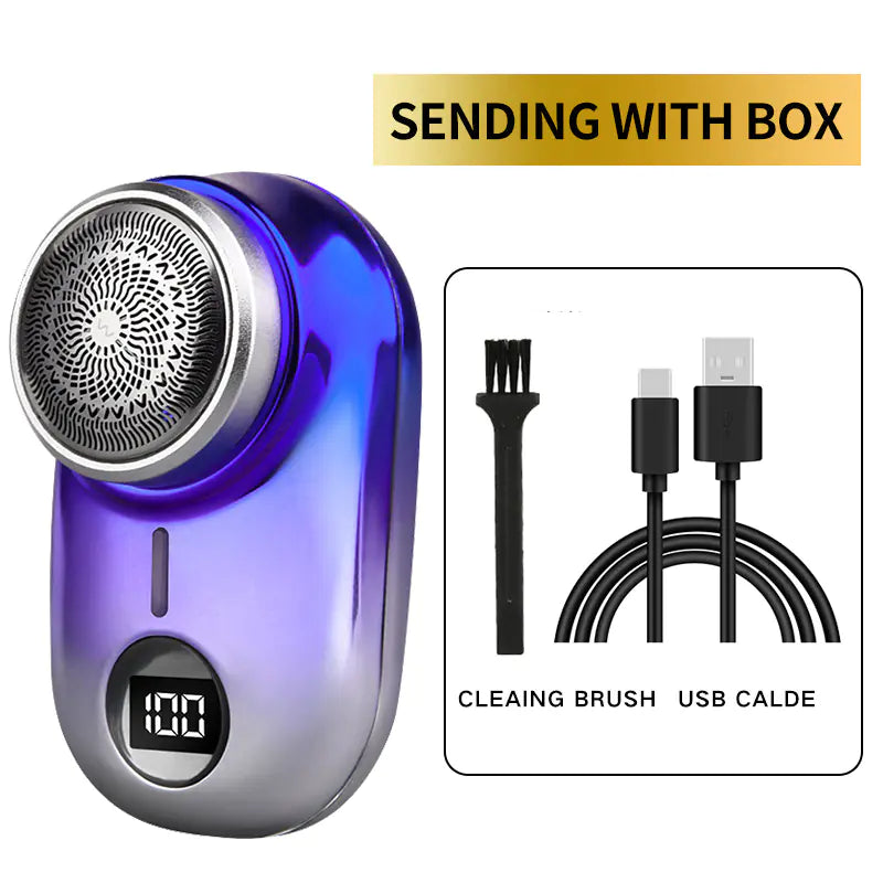 Mini Barbeador Elétrico Portátil