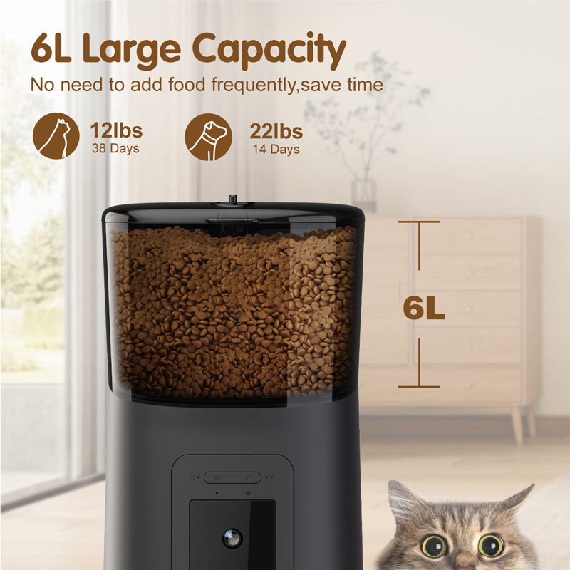 Alimentador Automático para Animais com Câmera