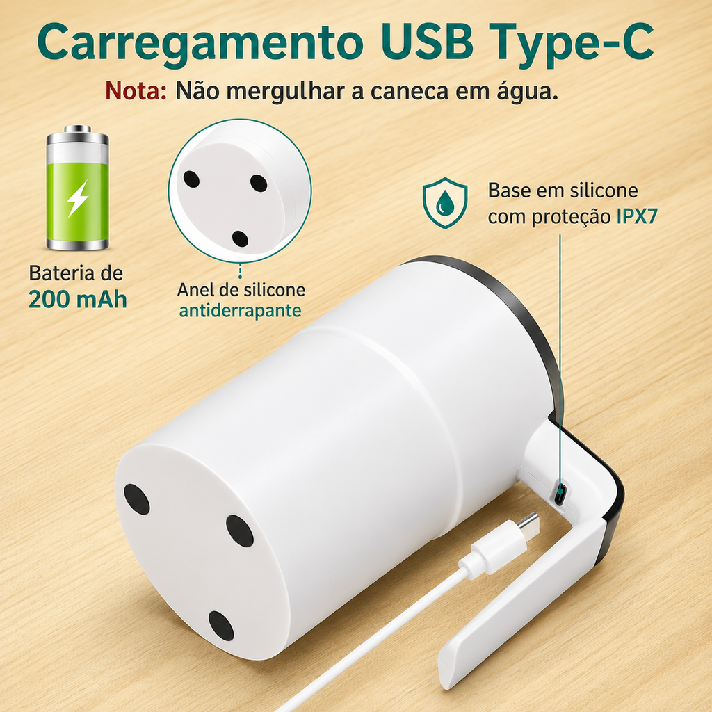 MixTemp Pro™: mistura automática, temperatura visível e zero complicações.