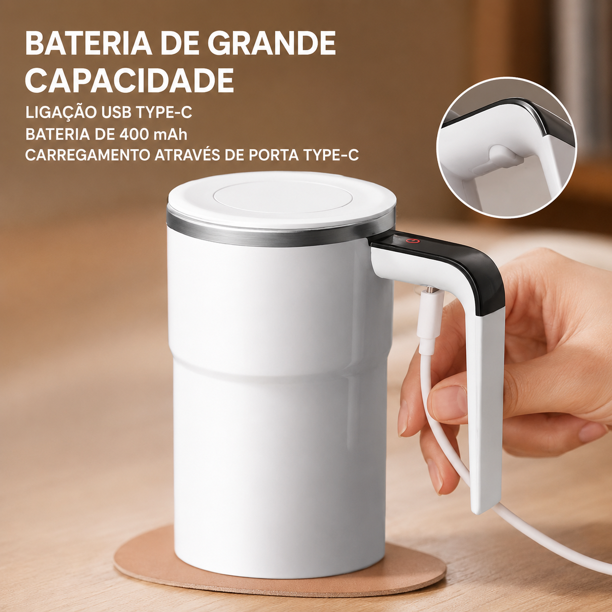 MixTemp Pro™: mistura automática, temperatura visível e zero complicações.