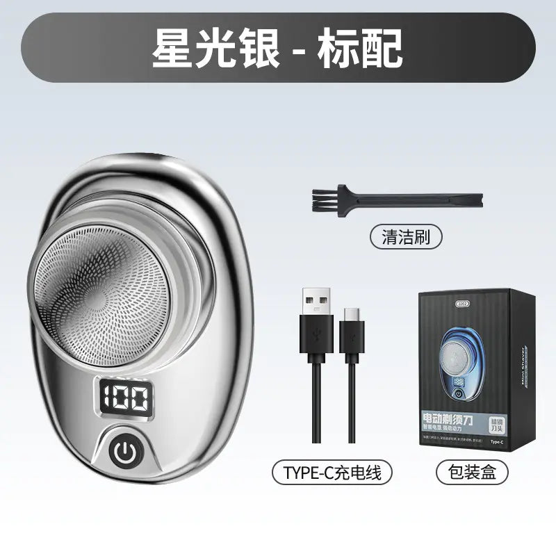 Mini Barbeador Elétrico Portátil