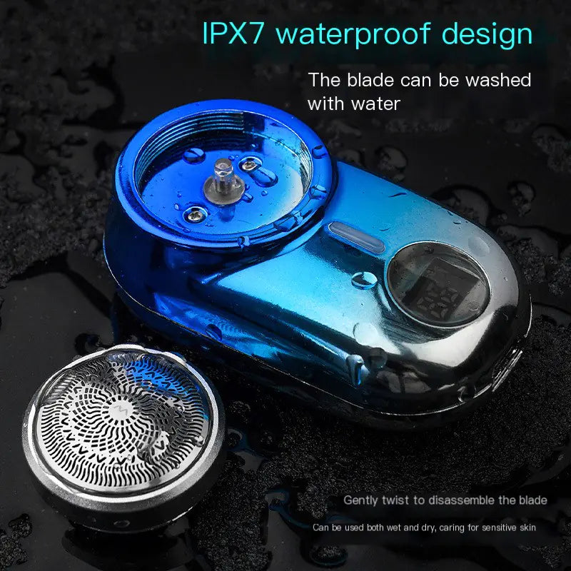 Mini Barbeador Elétrico Portátil